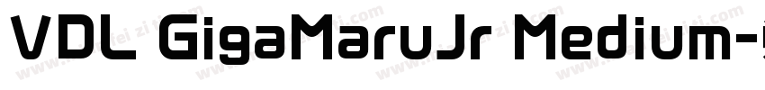 VDL GigaMaruJr Medium字体转换
